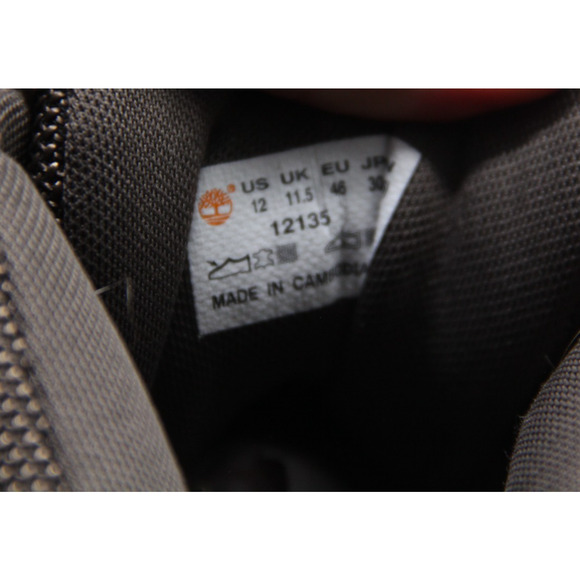 Timberland Ledge Mid Hiking Boots Mens Sz 12 Brown Leather Round Toe Ankle 12135 - Picture 6 of 7